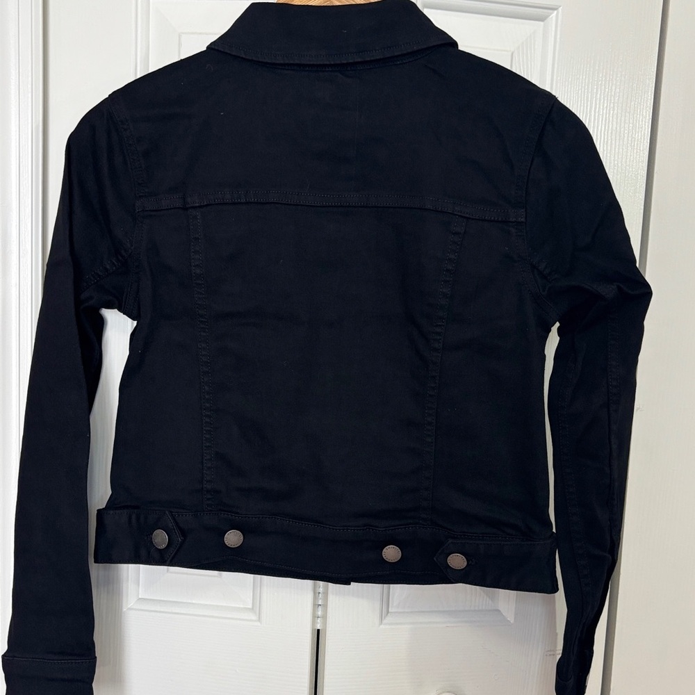 Universal Standard Black Kelsey Denim Jacket 4XS(00-0) - Picture 8 of 10